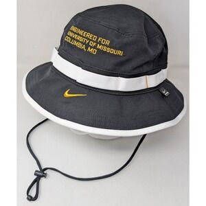 Nike Apex Bucket Hat University of Missouri Tigers Mizzou Black Team Issue Large